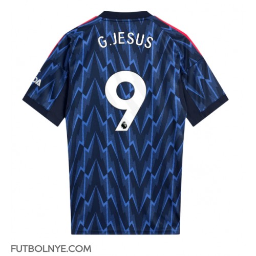 Camiseta Arsenal Gabriel Jesus #9 Visitante Equipación 2025-26 manga corta